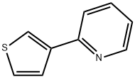 2-(3-噻吩基)吡啶, 21298-55-5, 結(jié)構(gòu)式