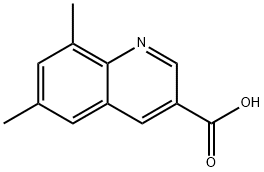 6,8-DIMETHYLQUINOLINE-3-CARBOXYLIC ACID Struktur