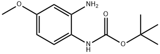 (2-AMINO-4-METHOXY-PHENYL)-CARBAMIC ACID TERT-BUTYL ESTER Struktur