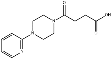 4-oxo-4-[4-(pyridin-2-yl)piperazin-1-yl]butanoic acid Struktur