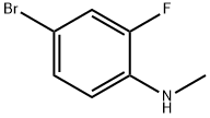 4-bromo-2-fluoro-N-methylaniline Struktur