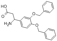 3-AMINO-3-(3,4-DIBENZYLOXY-PHENYL)-PROPIONIC ACID Struktur