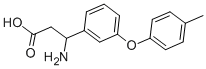 3-AMINO-3-[3-(4-METHYL-PHENOXY)-PHENYL]-PROPIONIC ACID Struktur