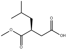 (S)-(-)-2-ISOBUTYLSUCCINIC ACID 1-METHYL ESTER Struktur