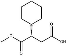 (S)-2-CYCLOHEXYLSUCCINIC ACID-1-METHYL ESTER Struktur