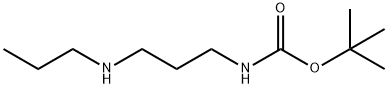 Carbamic acid, [3-(propylamino)propyl]-, 1,1-dimethylethyl ester (9CI) Struktur