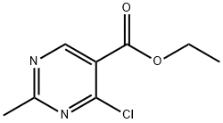 ETHYL 4-CHLORO-2-METHYLPYRIMIDINE-5-CARBOXYLATE Struktur