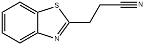 2-Benzothiazolepropanenitrile(9CI) Struktur