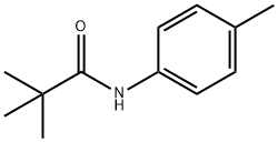 2,2-dimethyl-N-(4-methylphenyl)propanamide Struktur