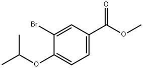 METHYL 3-BROMO-4-ISOPROPOXYBENZOATE Struktur