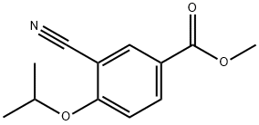 METHYL 3-CYANO-4-ISOPROPOXYBENZOATE Struktur