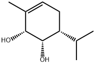 3-Cyclohexene-1,2-diol,3-methyl-6-(1-methylethyl)-,(1S,2R,6R)-(9CI) Struktur