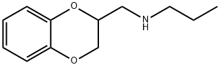 n-propyl-4-benzodioxan-2-methylamine Struktur