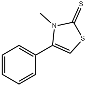 3-METHYL-4-PHENYLTHIAZOLINE-2-THIONE Struktur