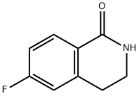 6-FLUORO-3,4-DIHYDRO-2H-ISOQUINOLIN-1-ONE Struktur