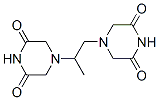 2,6-PIPERAZINEDIONE, 4,4'-(1-METHYL-1,2-ETHANEDIYL)BIS- Struktur