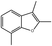 Benzofuran,  2,3,7-trimethyl- Struktur