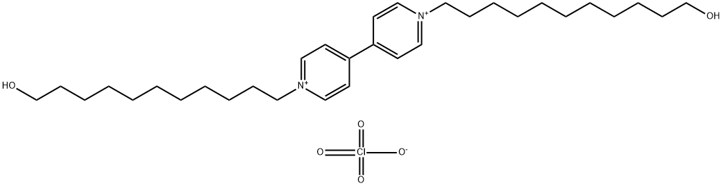 N,N'-BIS(11HYDROXYUNDECANYL)BIPYRIDINIUM DIPERCHLORATE Struktur