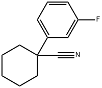 1-(3-FLUOROPHENYL)CYCLOHEXANECARBONITRILE, 98 Struktur