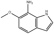 1H-Indol-7-amine,  6-methoxy- Struktur