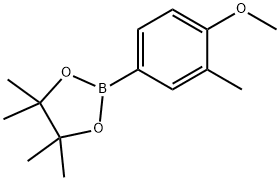 2-(4-methoxy-3-methylphenyl)-4,4,5,5-tetramethyl-1,3,2-dioxaborolane Struktur