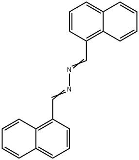 naphthalene-1-carbaldehyde (1-naphthylmethylene)hydrazone  Struktur