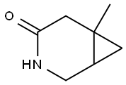 3-Azabicyclo[4.1.0]heptan-4-one,6-methyl-(9CI) Struktur