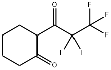 2-(PENTAFLUOROPROPANOYL)CYCLOHEXANONE Struktur