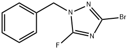 1-BENZYL-3-BROMO-5-FLUORO-1H-1,2,4-TRIAZOLE Struktur