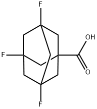 3,5,7-Trifluoroadamantane-1-carboxylic acid Struktur