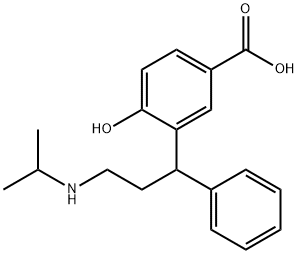 rac 5-Carboxy Desisopropyl Tolterodine Struktur