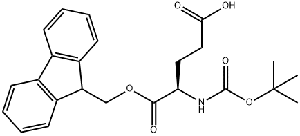 BOC-D-GLU-OFM Struktur