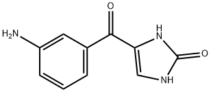 4-Imidazolin-2-one, 4-(m-aminobenzoyl)- (8CI) Struktur