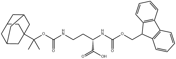 FMOC-DAB(ADPOC)-OH Struktur