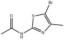 N-(5-bromo-4-methyl-1,3-thiazol-2-yl)acetamide Struktur