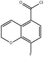 2H-1-Benzopyran-5-carbonyl chloride, 8-fluoro- (9CI) Struktur