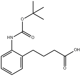 Boc-4-(2-aminophenyl)butanoic acid Struktur