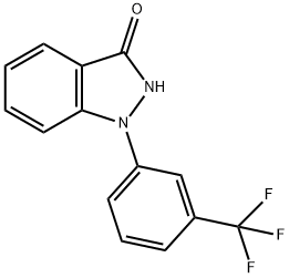 2,3-Dihydro-1-[3-(trifluoromethyl)phenyl]-1H-indazol-3-one Struktur