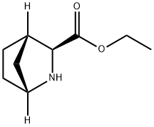 2-Azabicyclo[2.2.1]heptane-3-carboxylicacid,ethylester,(1R,3S,4S)-(9CI) Struktur