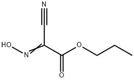 Acetic acid, cyano(hydroxyimino)-, propyl ester (9CI) Struktur