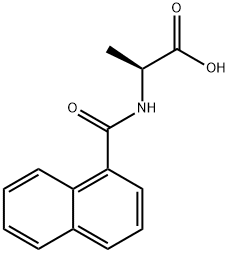 Alanine,  N-(1-naphthalenylcarbonyl)- Struktur