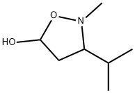 5-Isoxazolidinol, 2-methyl-3-(1-methylethyl)- (9CI) Struktur