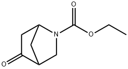 2-Azabicyclo[2.2.1]heptane-2-carboxylic  acid,  5-oxo-,  ethyl  ester Struktur