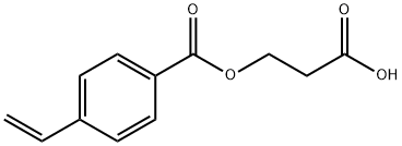 Benzoic acid, 4-ethenyl-, 2-carboxyethyl ester (9CI) Struktur