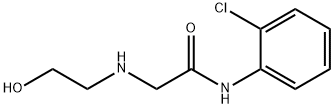 2-(2-HYDROXYETHYLAMINO)-N-(2-CHLOROPHENYL)ACETAMIDE Struktur