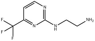 N~1~-[4-(trifluoromethyl)-2-pyrimidinyl]-1,2-ethanediamine Struktur