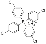 AMMONIUM TETRAKIS(4-CHLOROPHENYL)BORATE Struktur