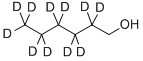 N-HEXYL-2,2,3,3,4,4,5,5,6,6,6-D11 ALCOHOL Struktur