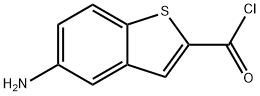 Benzo[b]thiophene-2-carbonyl chloride, 5-amino- (9CI) Struktur