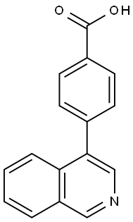 4-(Isoquinolin-4-yl)benzoic acid Struktur